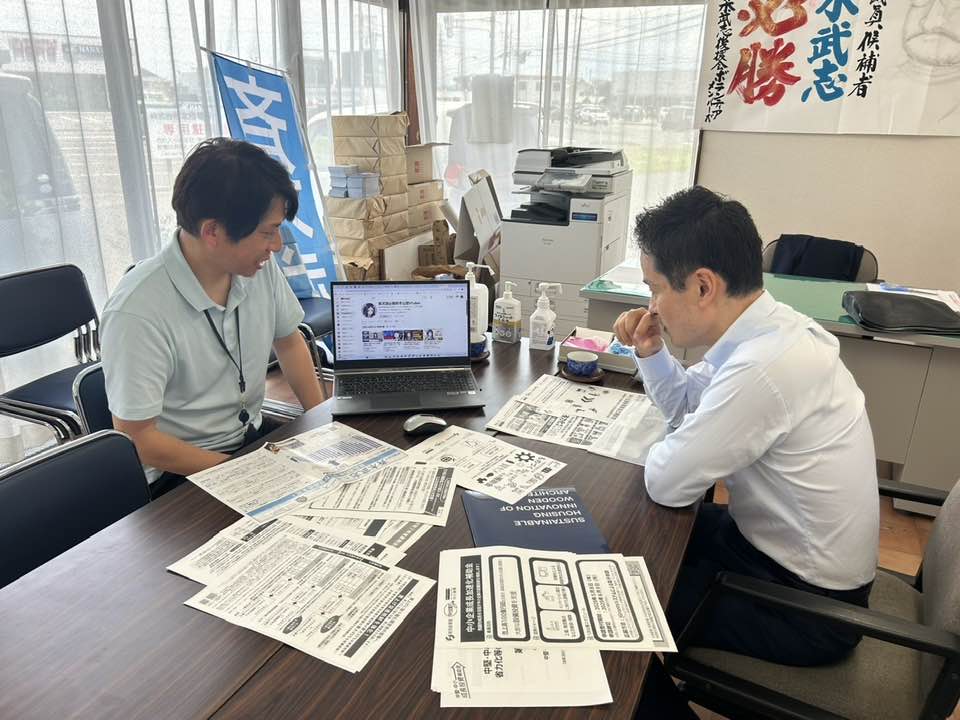 幹事長と福井駅で街頭演説
